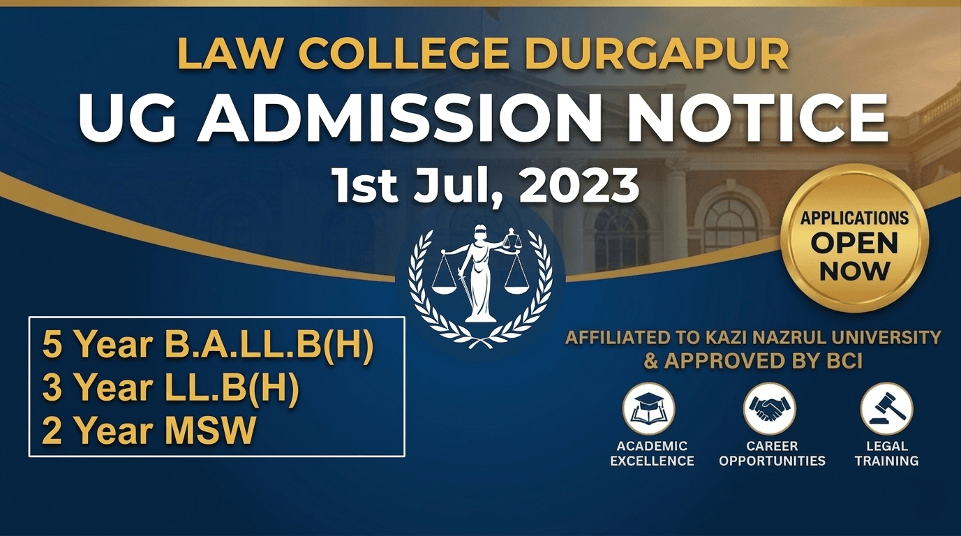 Law College Durgapur Image ad